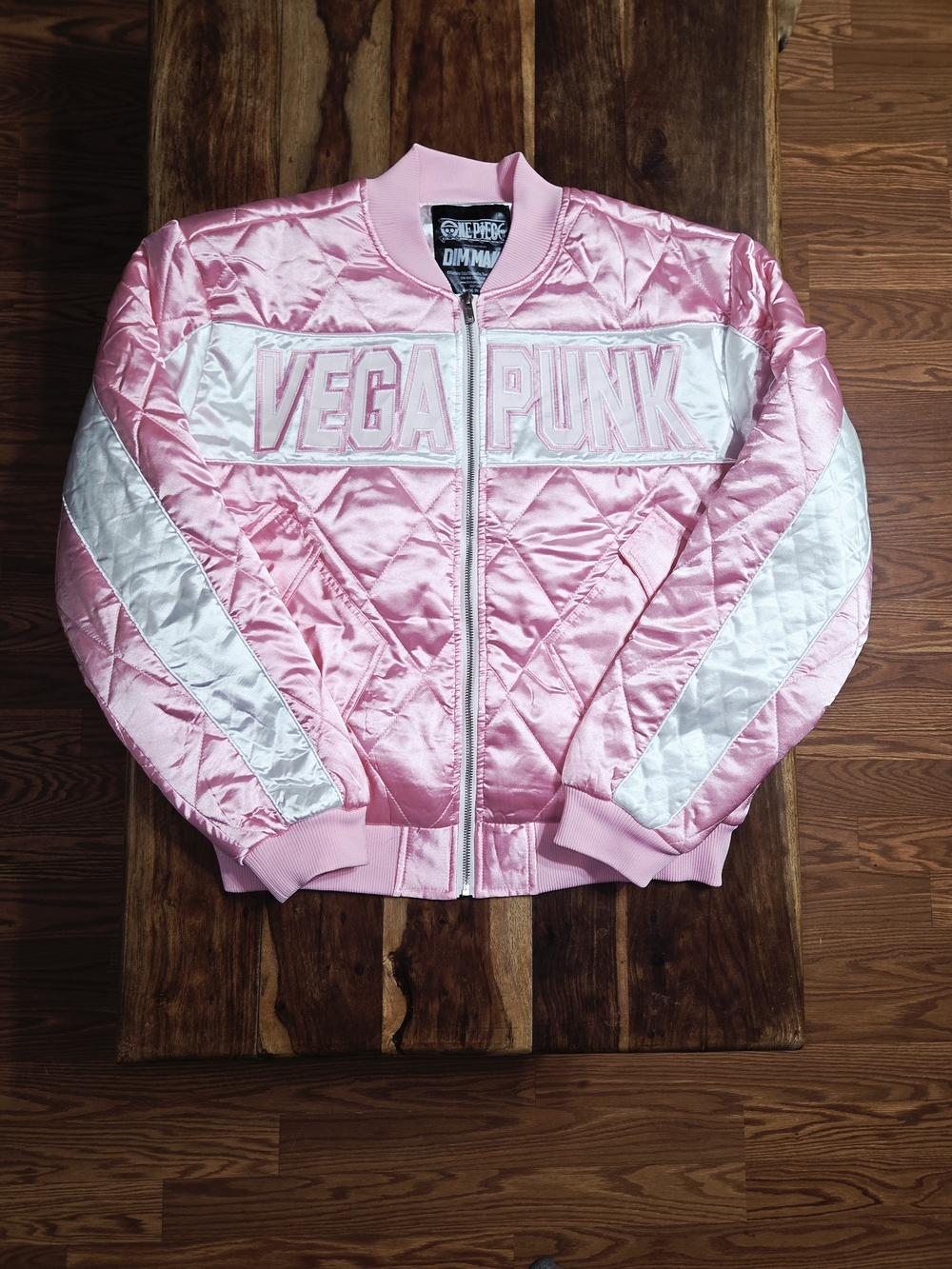 Steve Aoki's Dim Mak/One-Piece Collab Unisex Quilted Bomber Jacket